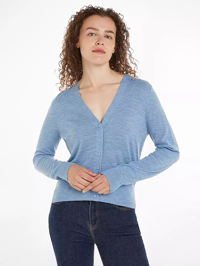 TOMMY HILFIGER | Cardigan  | Bleu