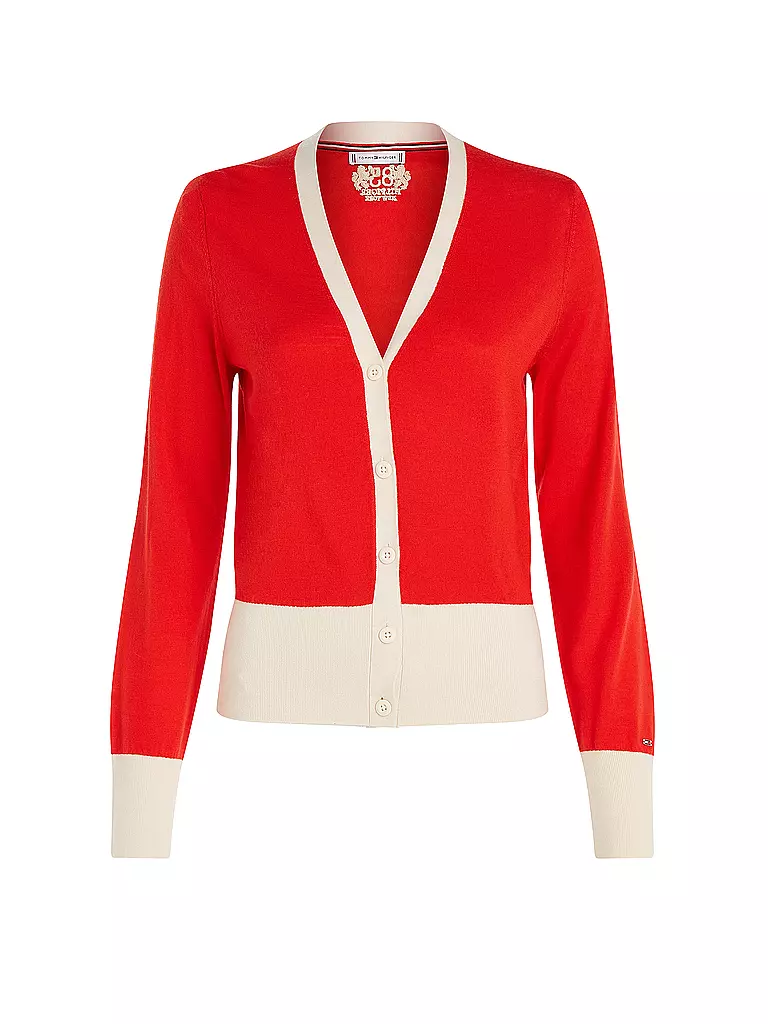 TOMMY HILFIGER | Cardigan | Rouge