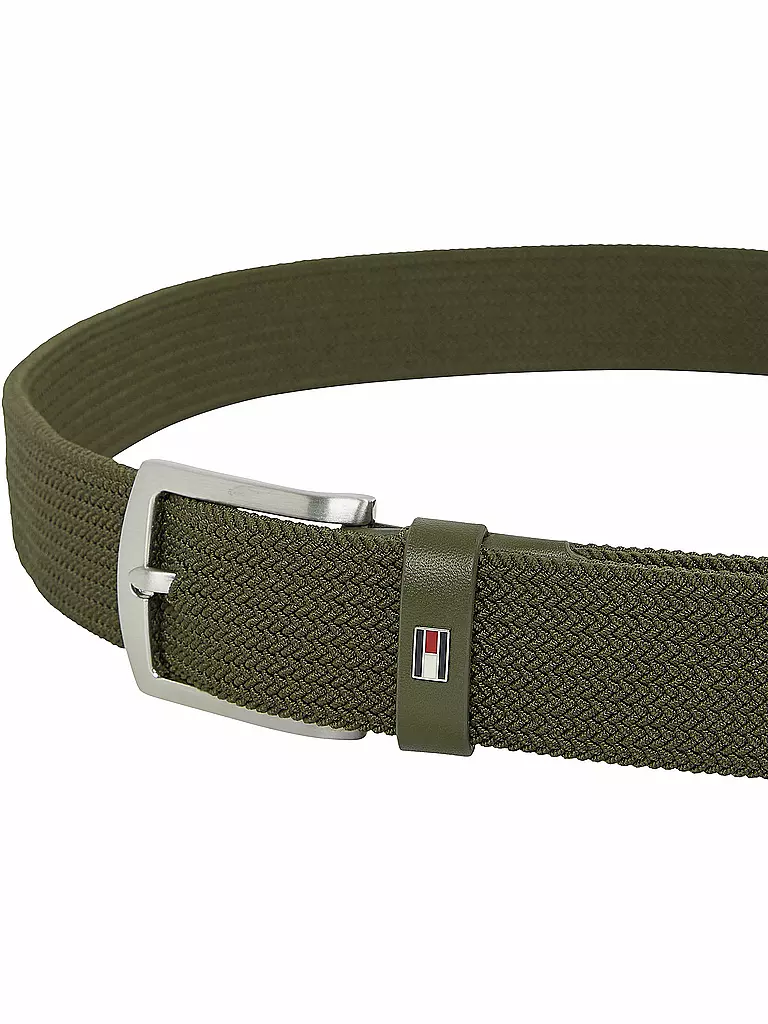 TOMMY HILFIGER | Ceinture DENTON ELASTIC | Olive