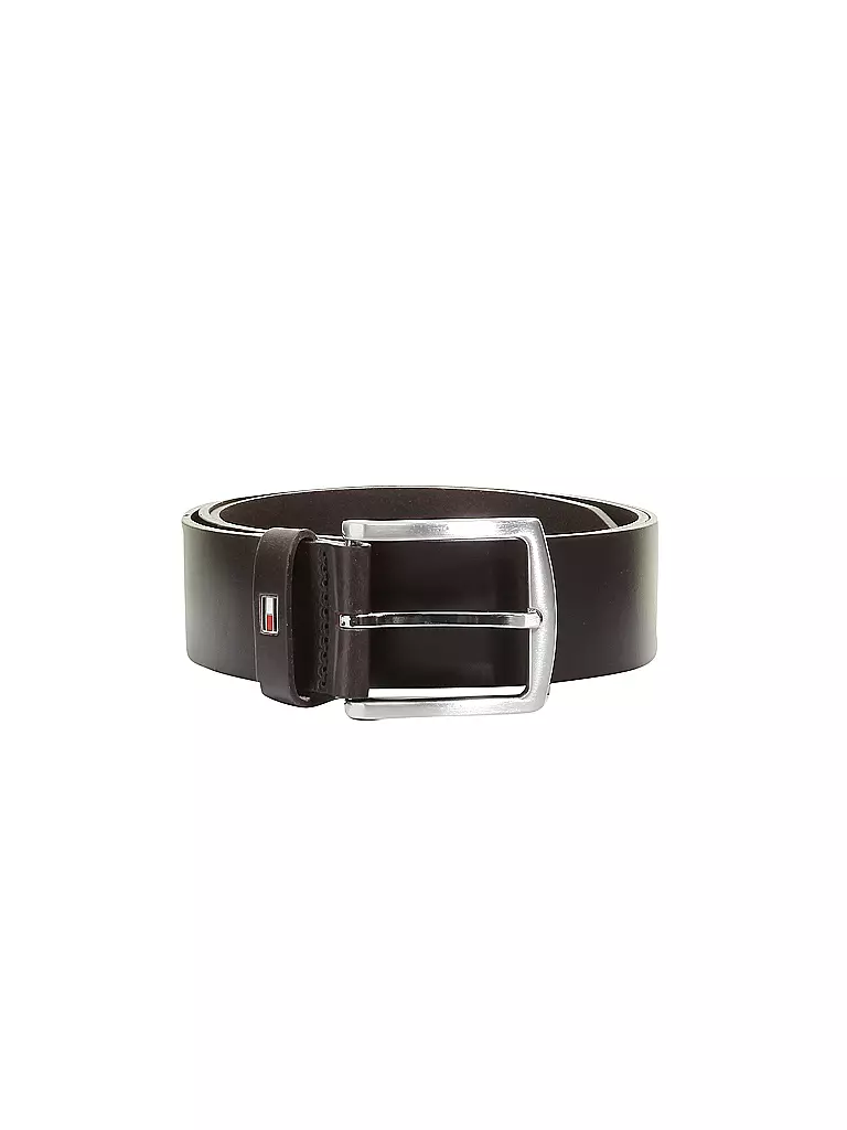 TOMMY HILFIGER | Ceinture en cuir "New Denton" | braun