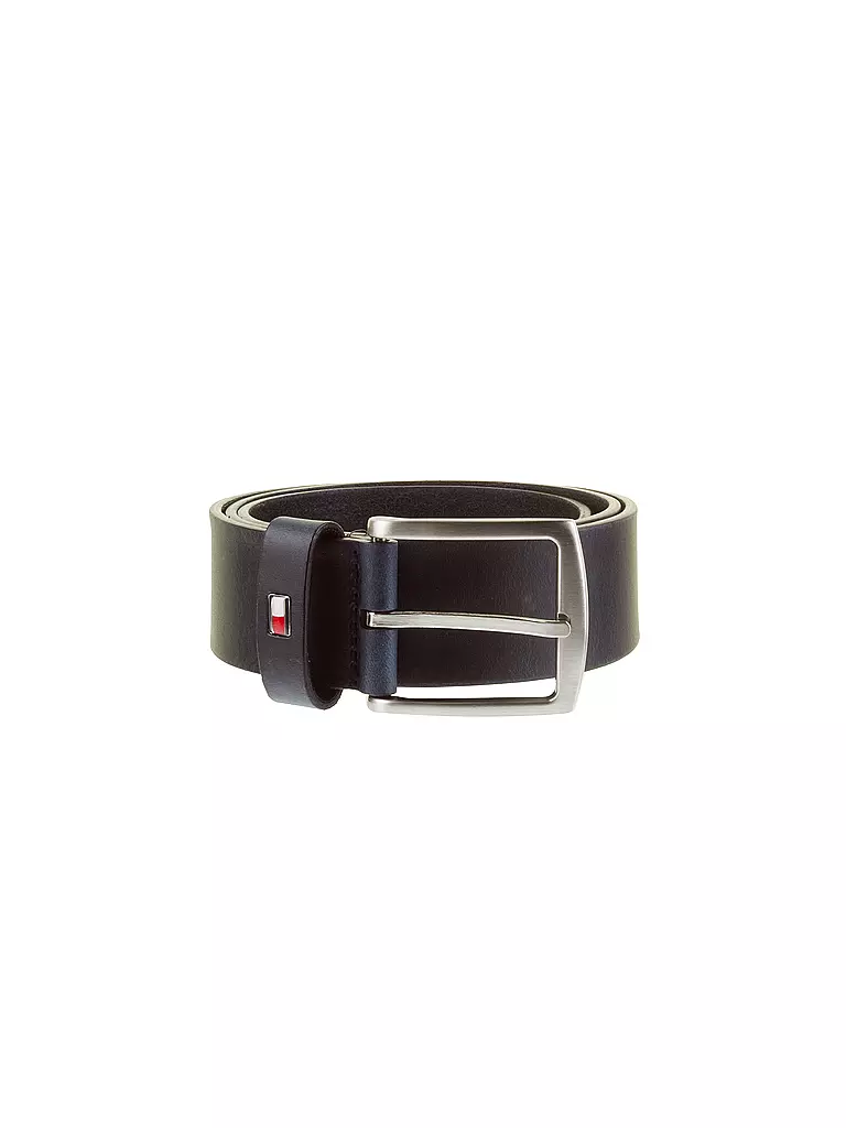 TOMMY HILFIGER | Ceinture en cuir "New Denton" | blau