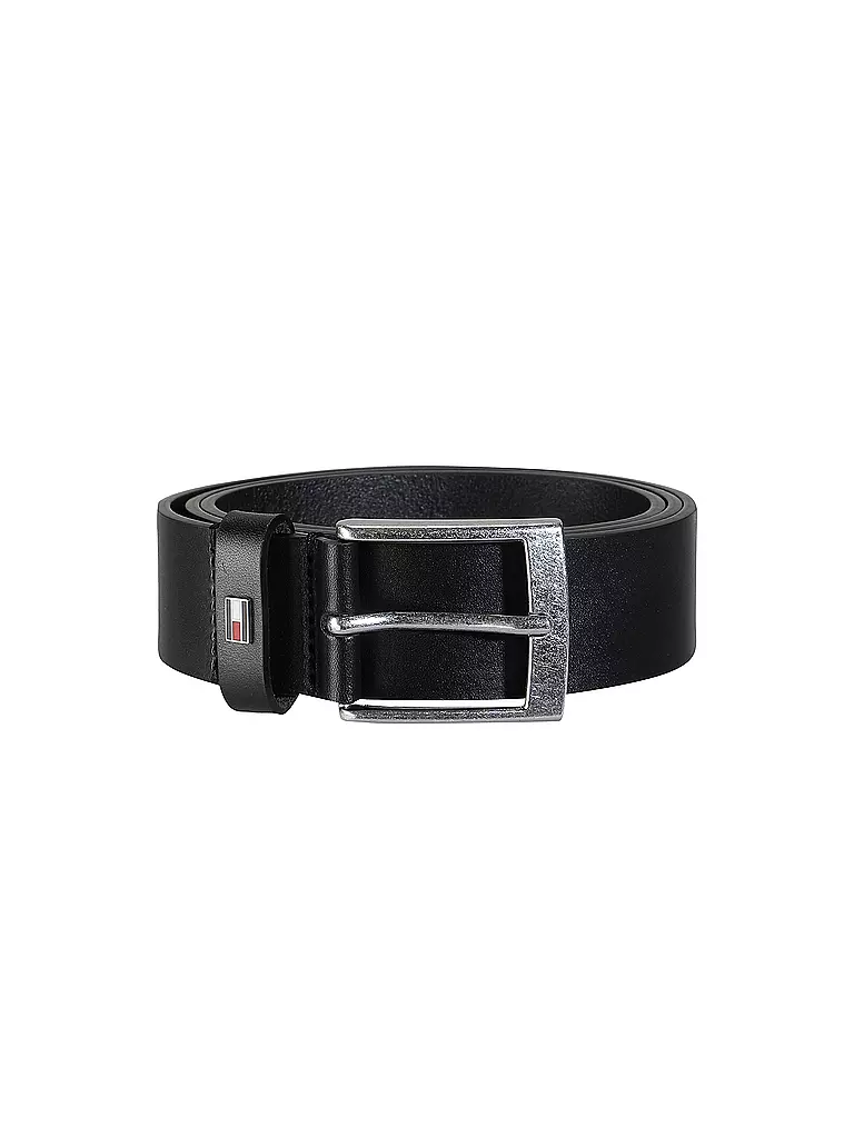 TOMMY HILFIGER | Ceinture en cuir ADAN | Noir