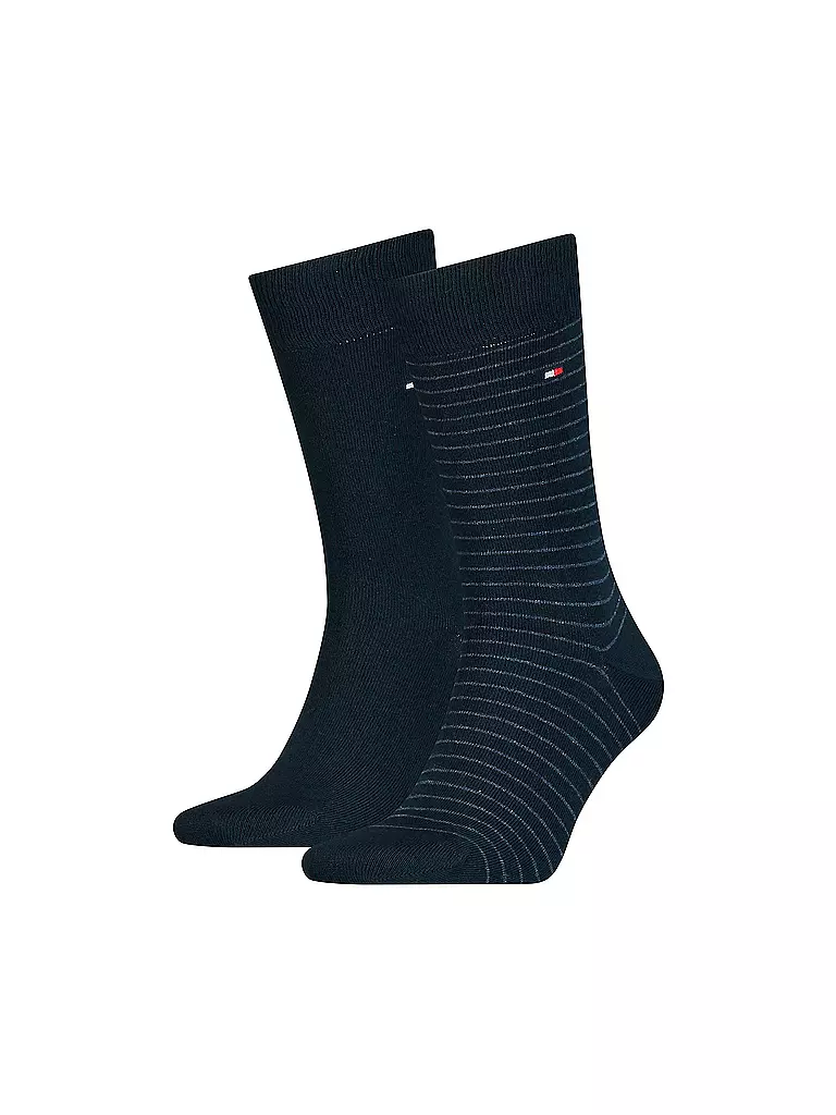 TOMMY HILFIGER | Chaussettes, lot de 2, bleu marine foncé | blau