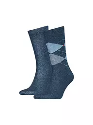 TOMMY HILFIGER | Chaussettes lot de 2 anthracite | Bleu