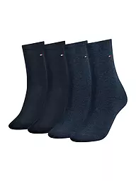 TOMMY HILFIGER | Chaussettes lot de 4 Noir | Bleu