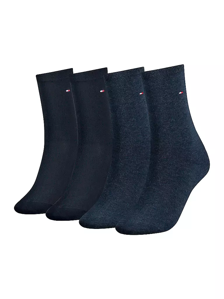 TOMMY HILFIGER | Chaussettes, lot de 4, Jean/Bleu | blau