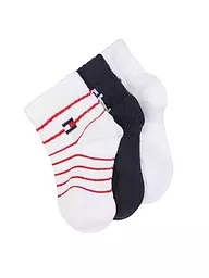 TOMMY HILFIGER | Chaussettes pour bébé fille, lot de 3 | Blanc