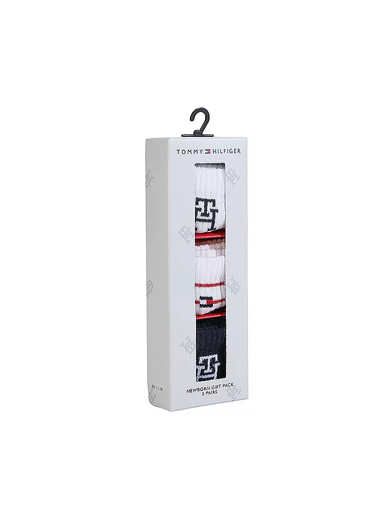 TOMMY HILFIGER | Chaussettes bébé lot de 3 | 