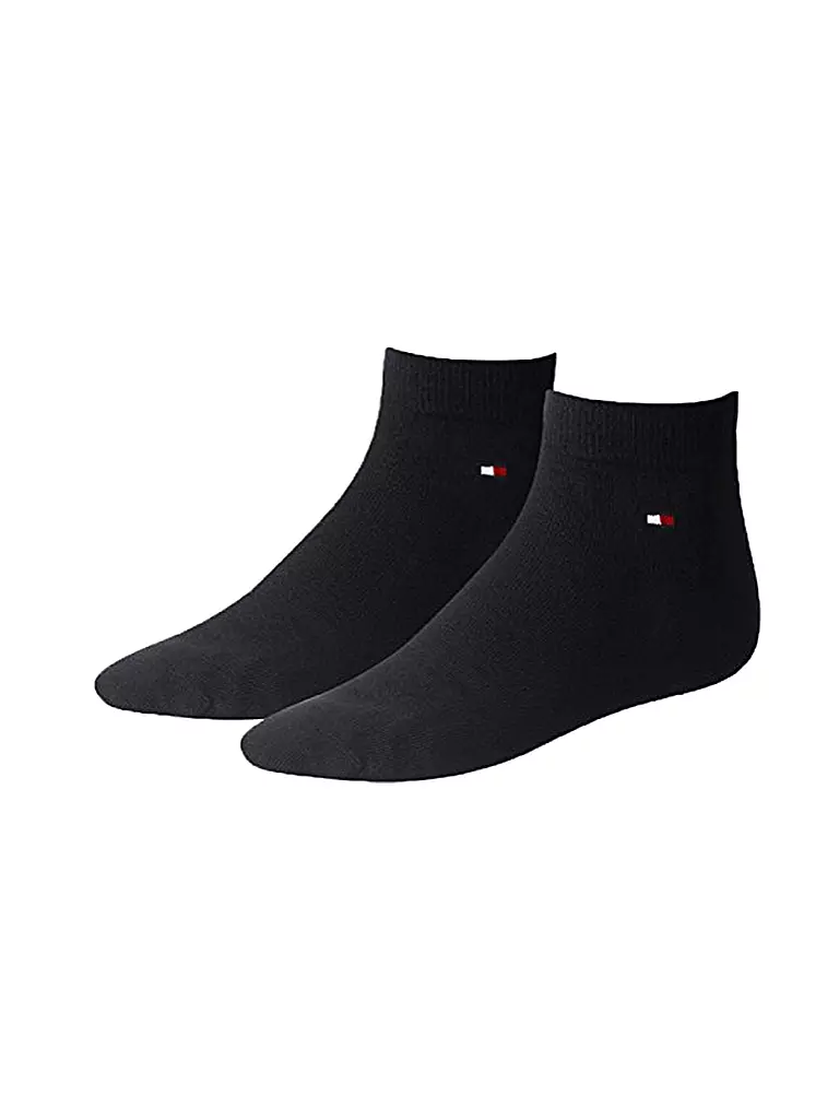 TOMMY HILFIGER | Chaussettes courtes, lot de 2, bleu marine foncé | Bleu
