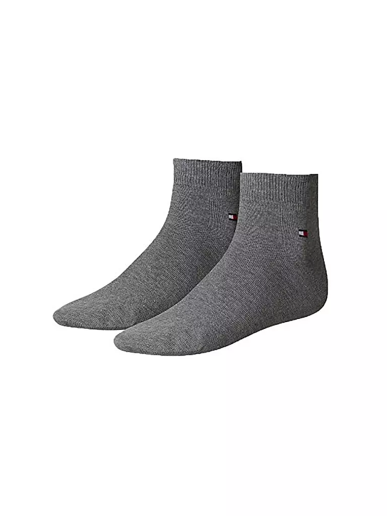 TOMMY HILFIGER | Chaussettes courtes, lot de 2, gris moyen | grau