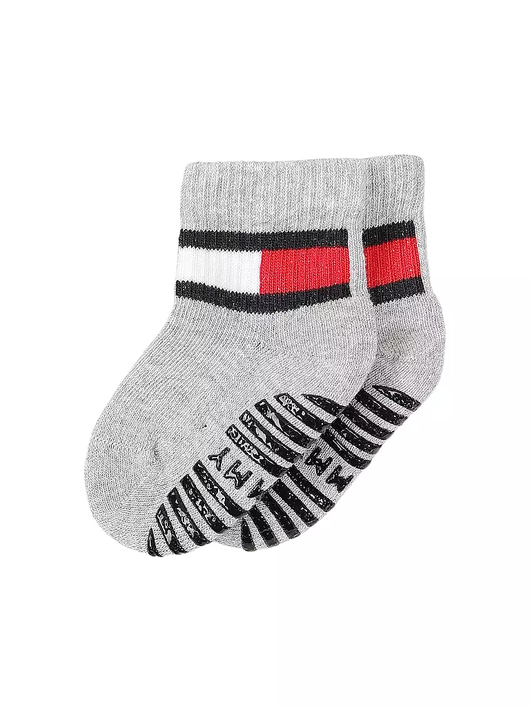 TOMMY HILFIGER | Chaussettes garçon lot de 2 gris clair chiné | Gris clair