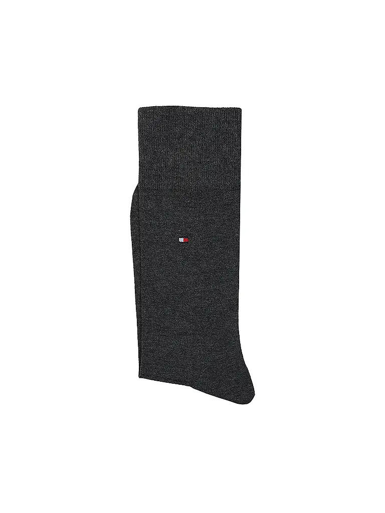 TOMMY HILFIGER | Chaussettes gris foncé chiné | grau