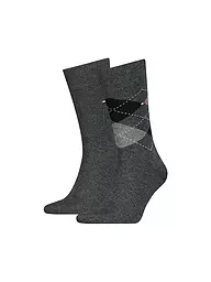 TOMMY HILFIGER | Chaussettes lot de 2 anthracite | Gris