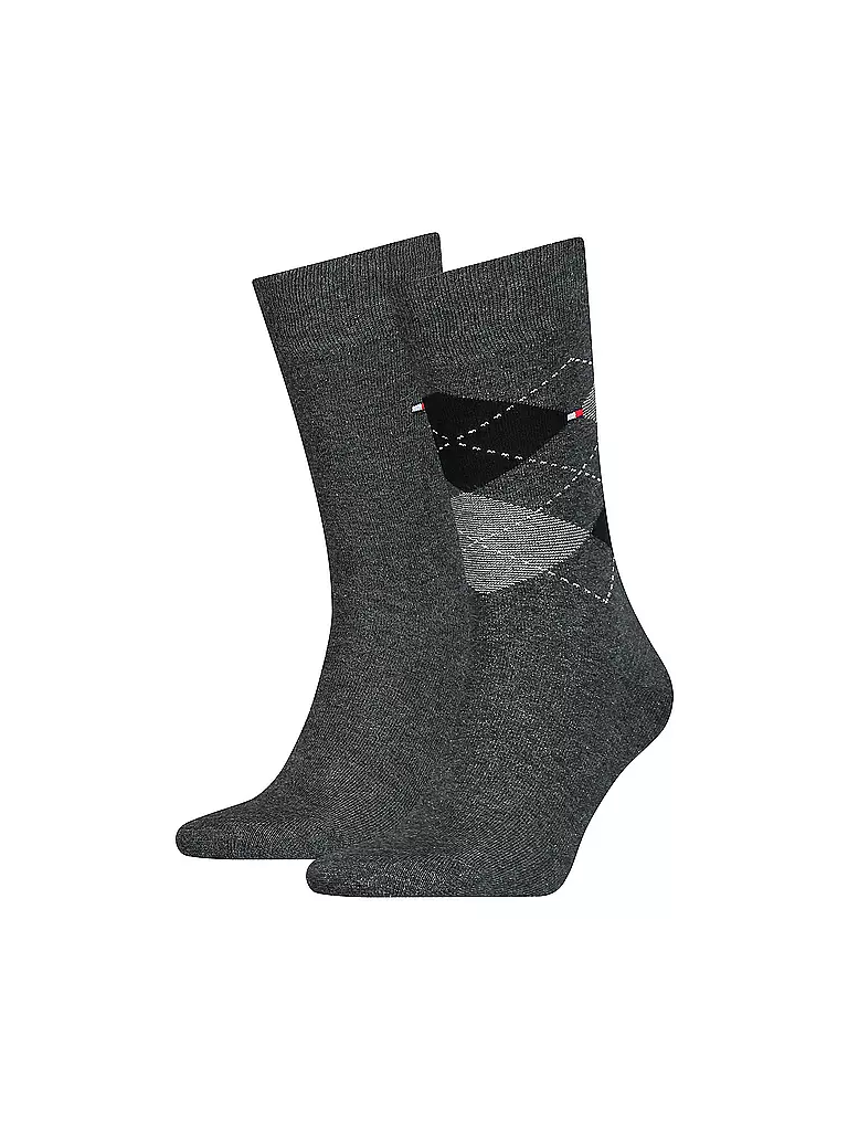 TOMMY HILFIGER | Chaussettes lot de 2 anthracite | grau