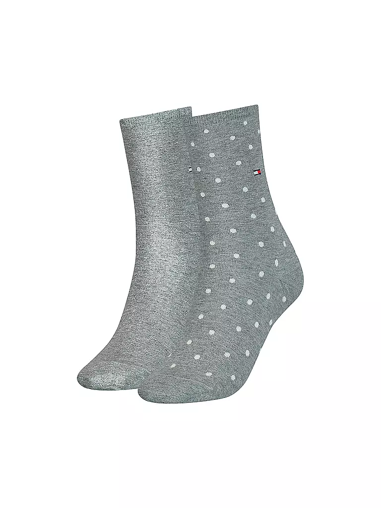 TOMMY HILFIGER | Chaussettes lot de 2 gris chiné | grau