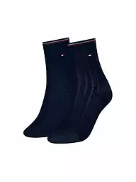 TOMMY HILFIGER | Chaussettes lot de 2 noir | Bleu foncé