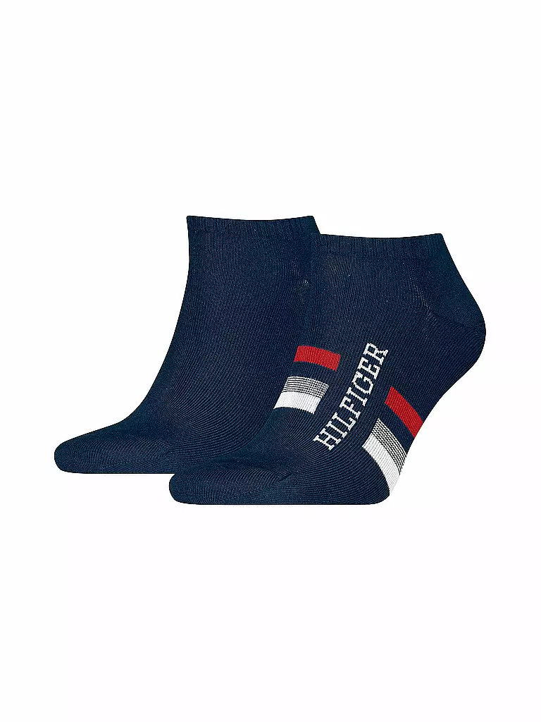 TOMMY HILFIGER | Chaussettes lot de 2 marine | dunkelblau