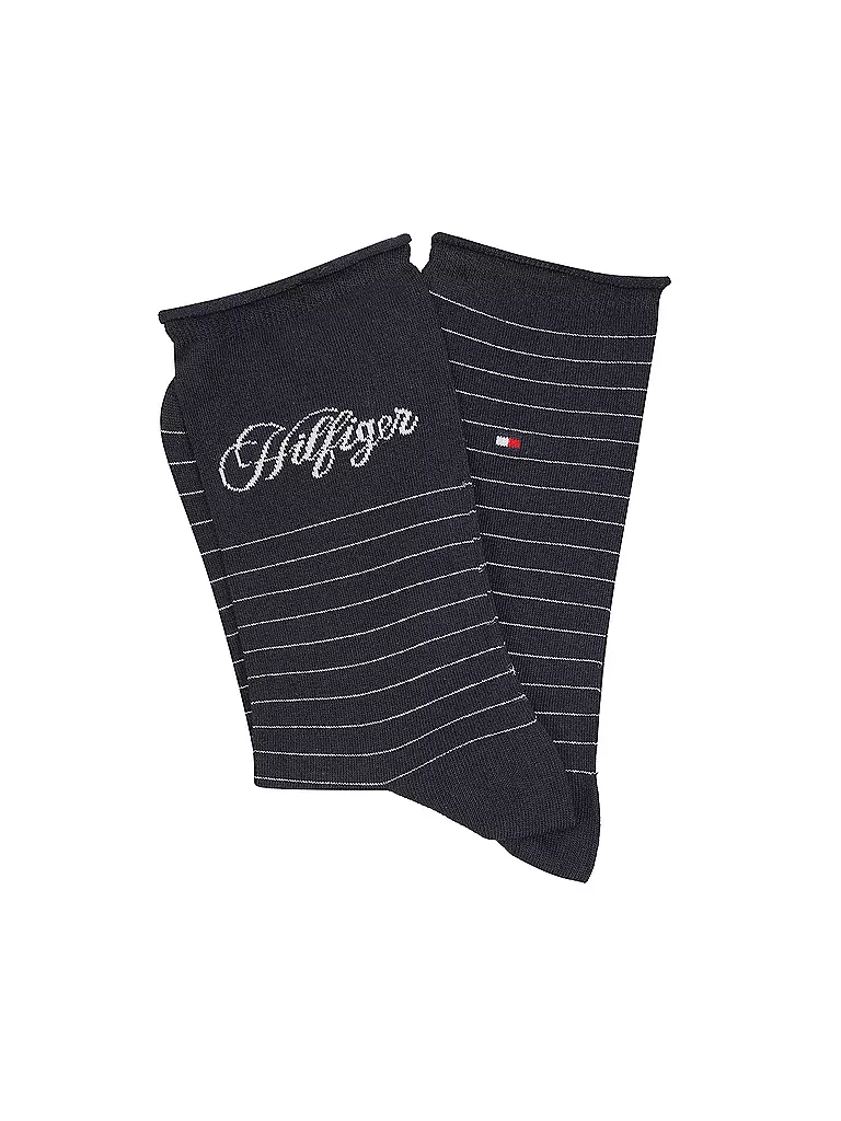 TOMMY HILFIGER | Chaussettes lot de 2 marine | dunkelblau