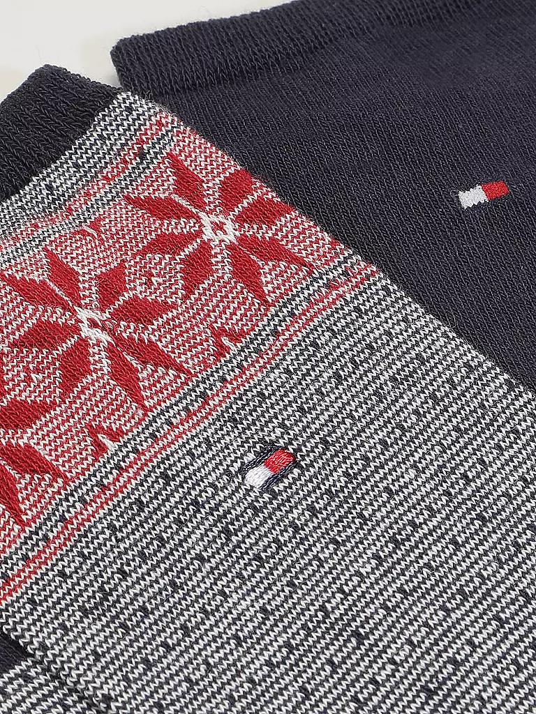 TOMMY HILFIGER | Chaussettes lot de 2 marine | dunkelblau