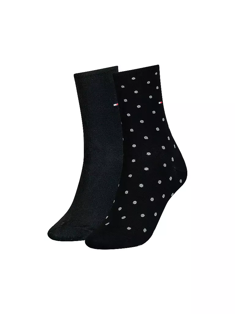 TOMMY HILFIGER | Chaussettes lot de 2 noir | schwarz