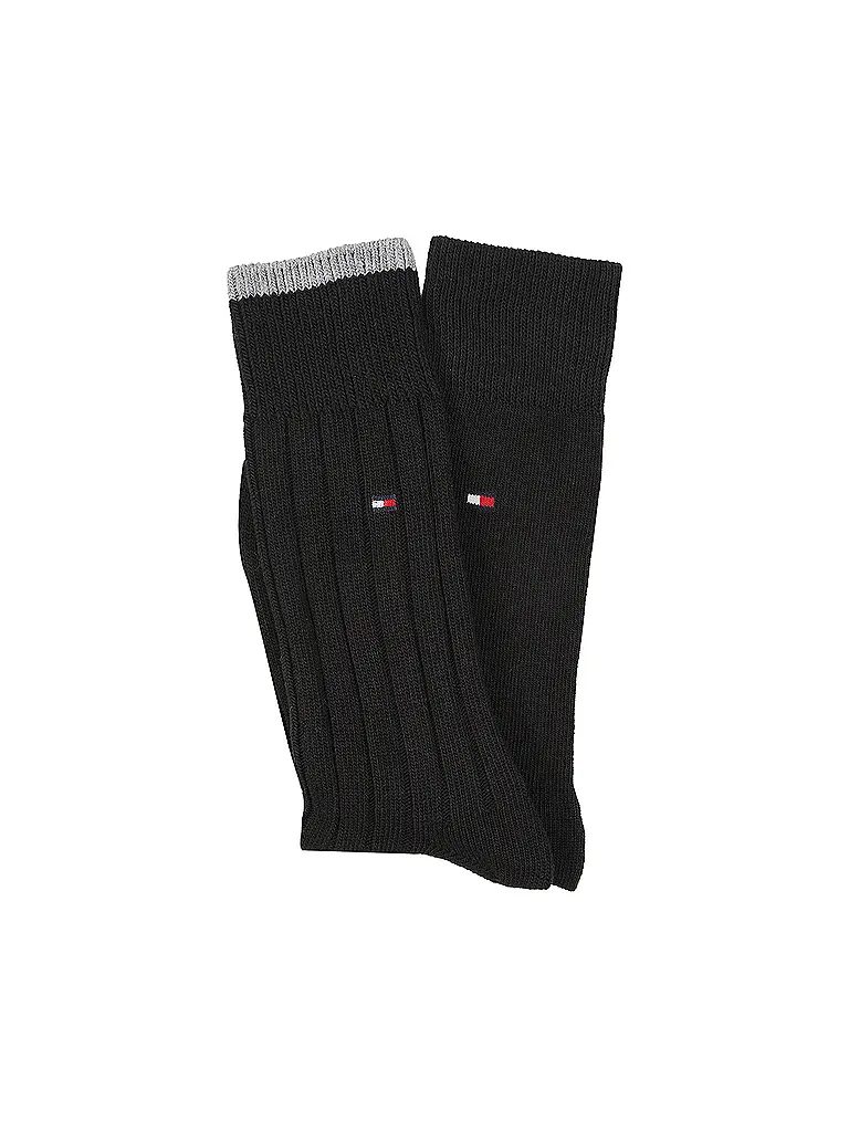TOMMY HILFIGER | Chaussettes lot de 2 noir | Noir