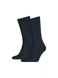 TOMMY HILFIGER | Lot de 2 paires de chaussettes anthracite mela | Bleu
