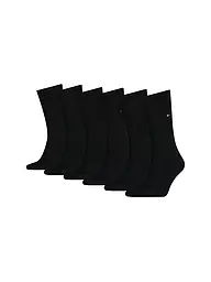 TOMMY HILFIGER | Chaussettes, lot de 6, bleu marine foncé | Noir
