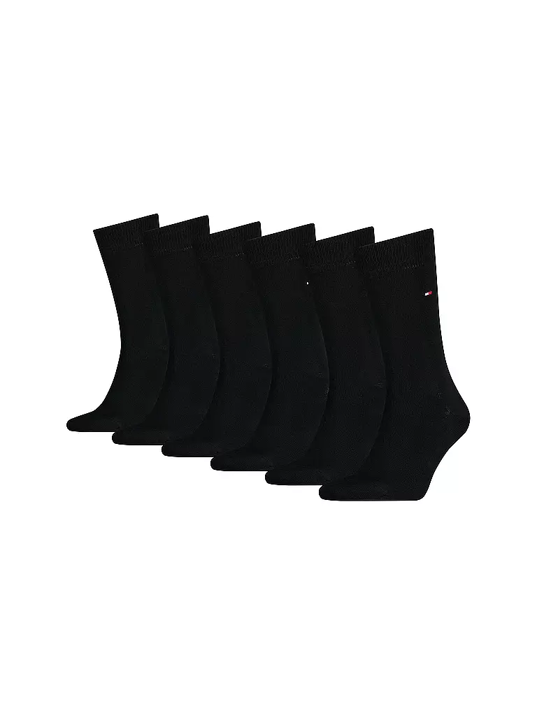 TOMMY HILFIGER | Chaussettes lot de 6 noir | Noir