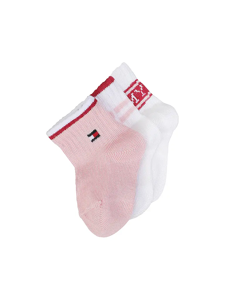 TOMMY HILFIGER | Chaussettes roses pour bébé fille, lot de 3 | rosa