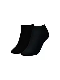 TOMMY HILFIGER | Chaussettes sneaker lot de 2 bleu marine foncé | Noir