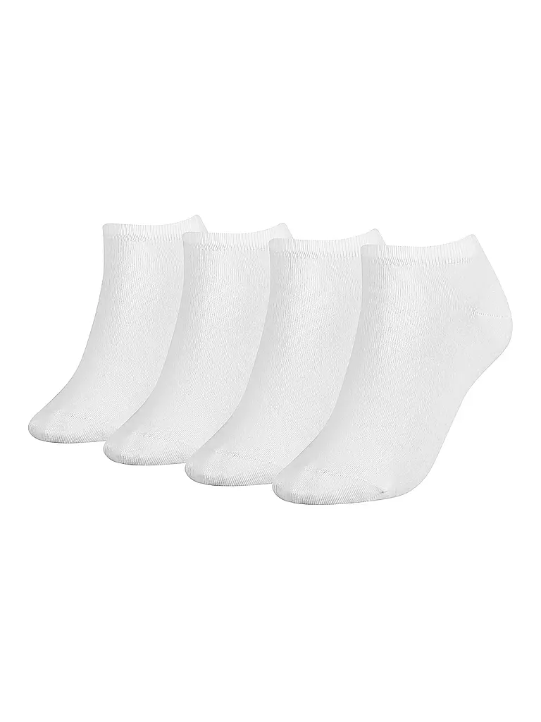 TOMMY HILFIGER | Chaussettes Sneaker Lot de 4 Blanc | Blanc