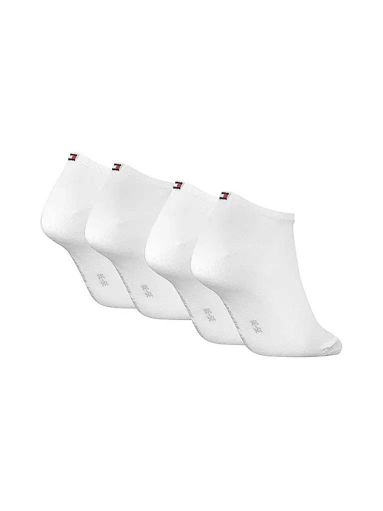 TOMMY HILFIGER | Chaussettes Sneaker Lot de 4 Blanc | 