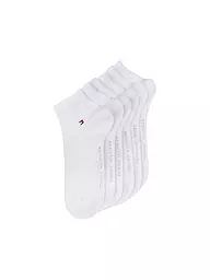 TOMMY HILFIGER | Chaussettes sneaker lot de 6 blanc | Blanc