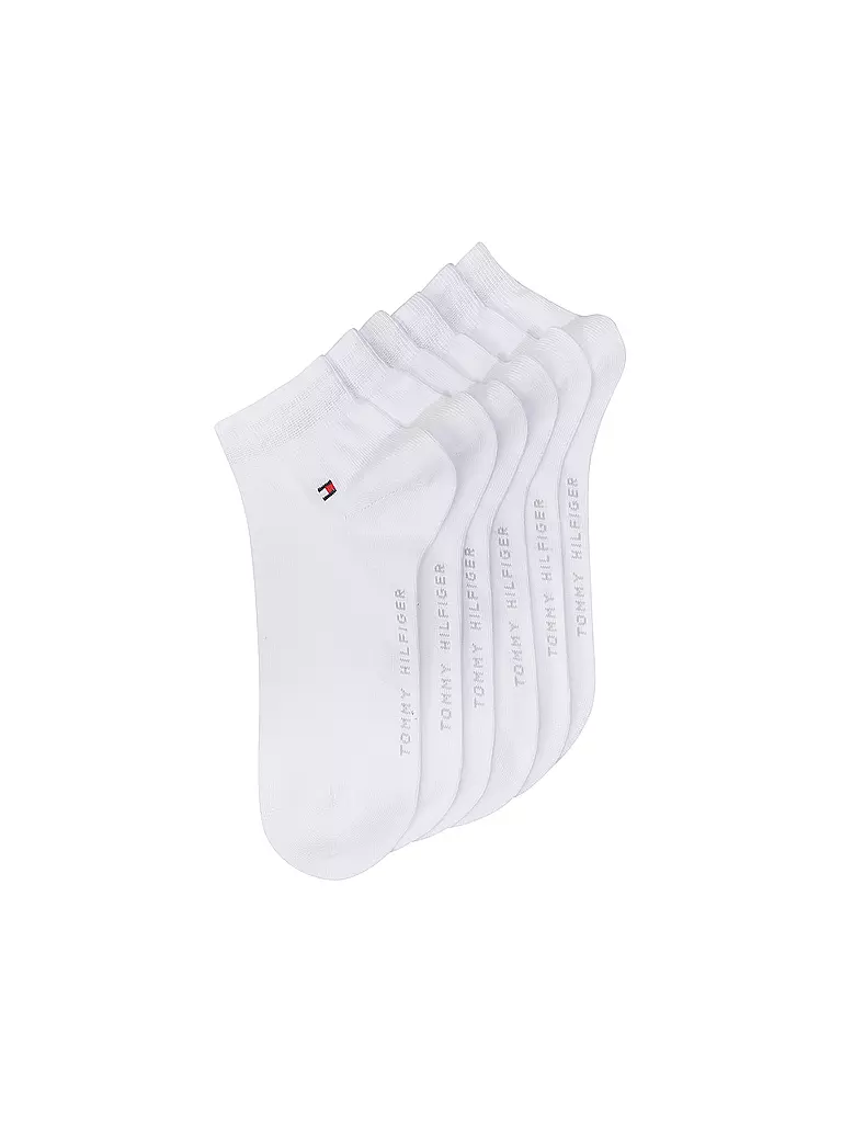 TOMMY HILFIGER | Chaussettes sneaker lot de 6 blanc | weiss