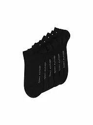 TOMMY HILFIGER | Chaussettes sneaker lot de 6 noir | Noir
