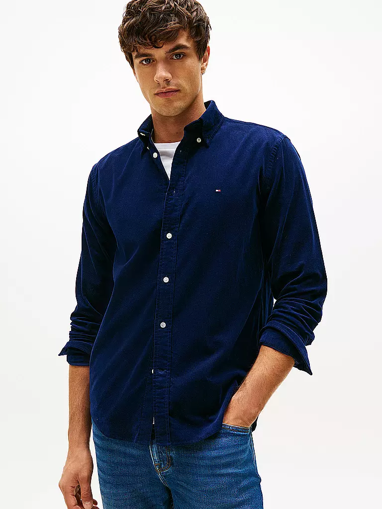 TOMMY HILFIGER | Chemise coupe droite | blau