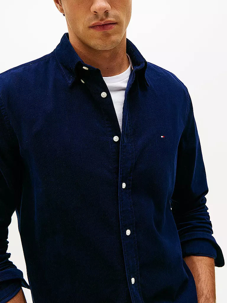 TOMMY HILFIGER | Chemise coupe droite | blau