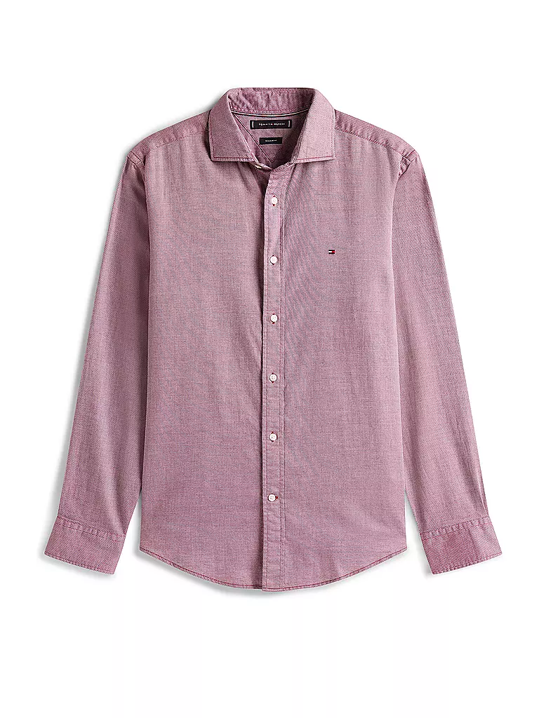 TOMMY HILFIGER | Chemise coupe regular | Rouge foncé