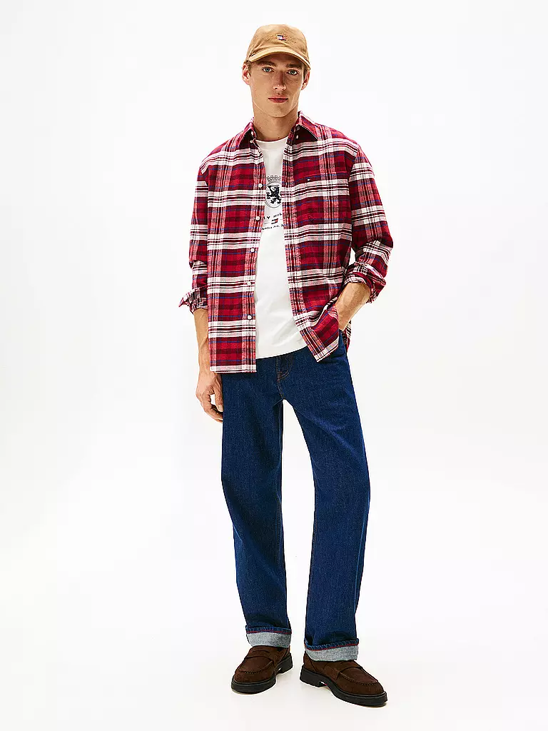 TOMMY HILFIGER | Chemise coupe regular | rot