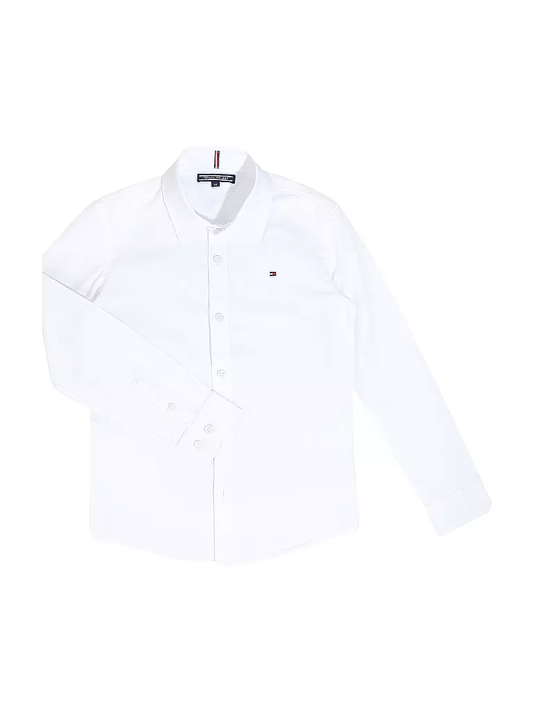 TOMMY HILFIGER | Chemise garçon slim fit | weiss