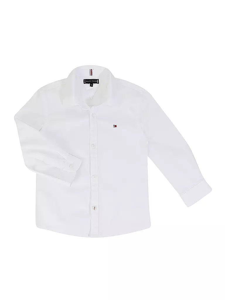 TOMMY HILFIGER | Chemise garçon slim fit | weiss