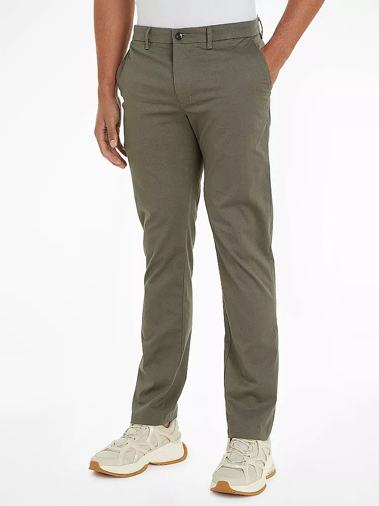 TOMMY HILFIGER | Chino Straight Fit DENTON | Olive