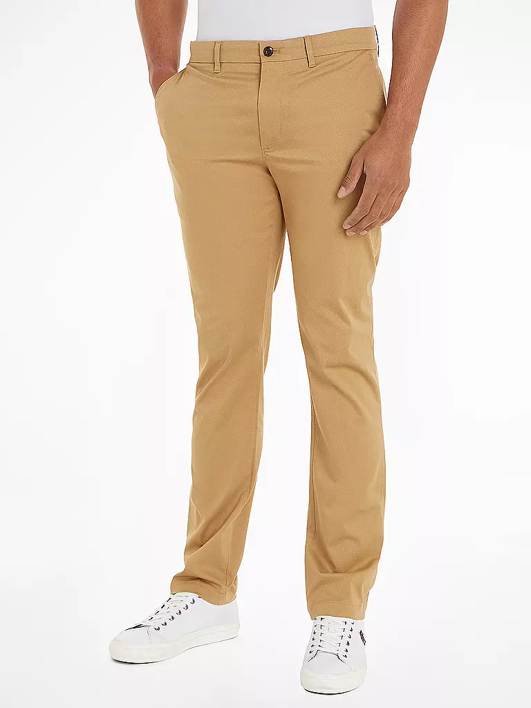 TOMMY HILFIGER | Chino Straight Fit DENTON | Marron clair