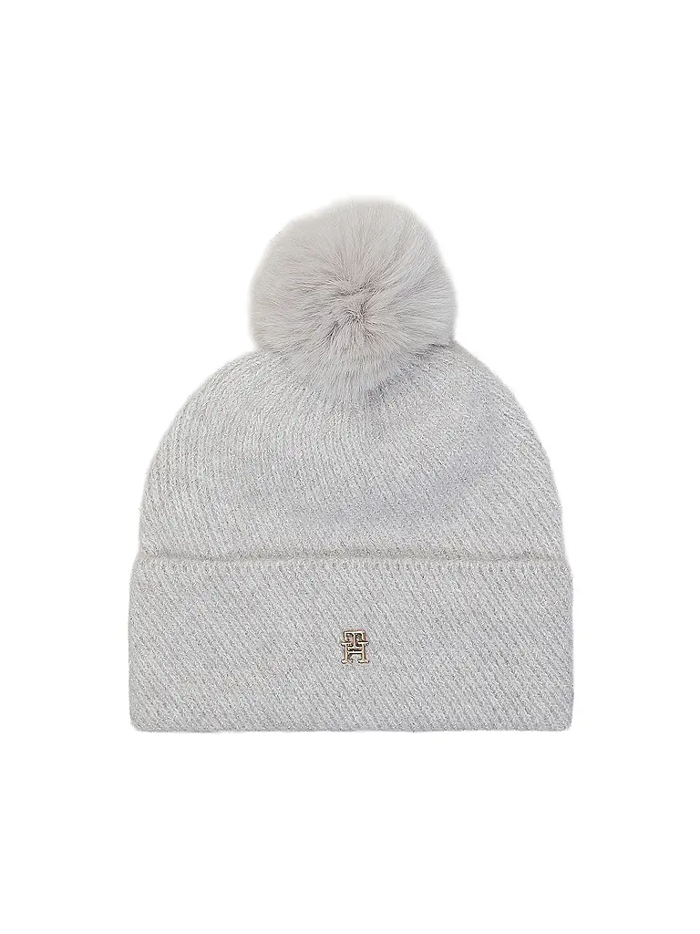 TOMMY HILFIGER | Coffret cadeau 2 pièces bonnet et écharpe | Gris clair
