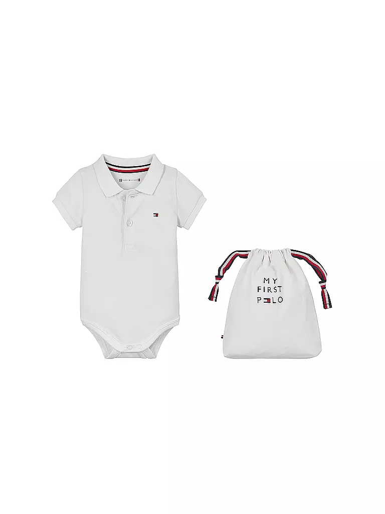 TOMMY HILFIGER | Coffret cadeau body bébé | Blanc