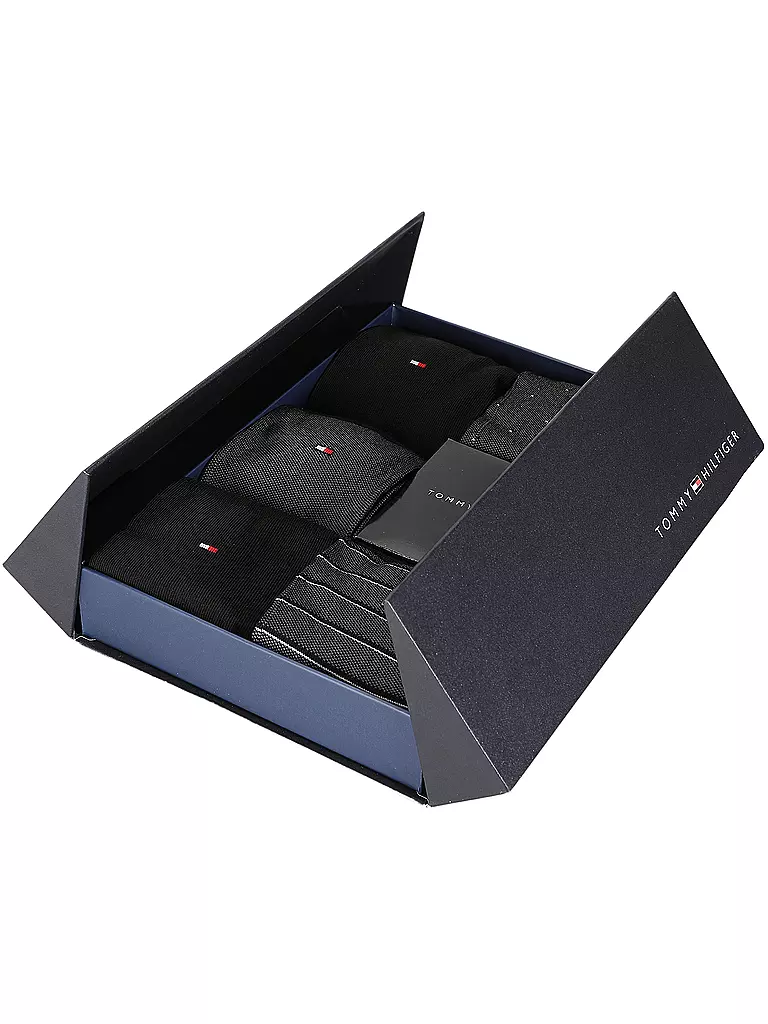 TOMMY HILFIGER | Coffret cadeau de 5 paires de chaussettes noir | schwarz