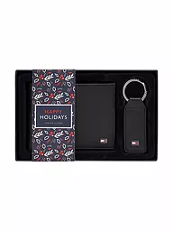 TOMMY HILFIGER | Coffret cadeau portefeuille et porte-clés | Noir