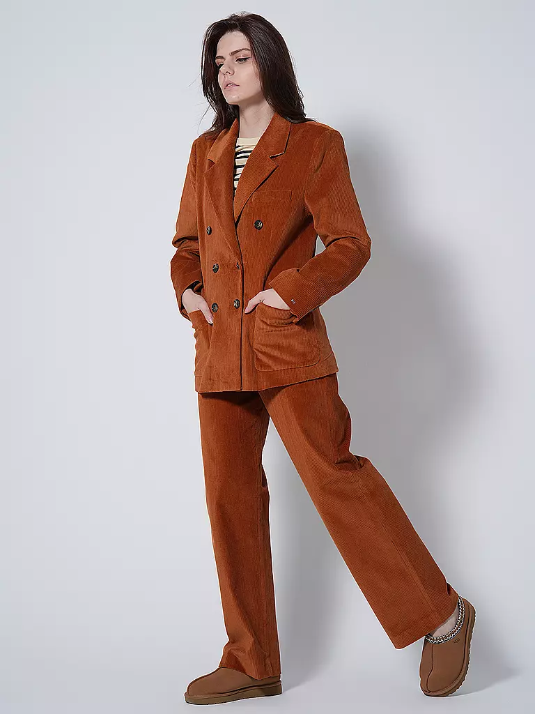 TOMMY HILFIGER | Cord Blazer Relaxed Fit | Orange