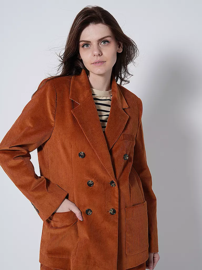 TOMMY HILFIGER | Cord Blazer Relaxed Fit | Orange