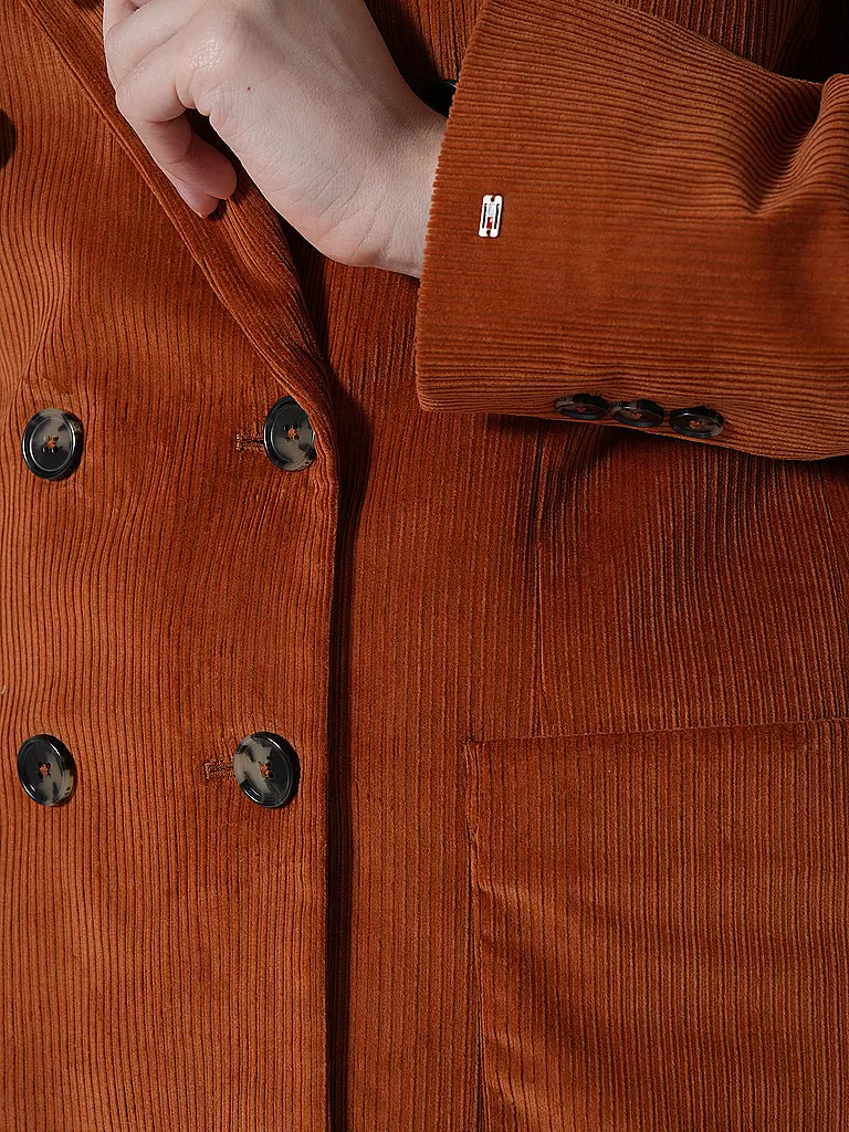 TOMMY HILFIGER | Cord Blazer Relaxed Fit | Orange